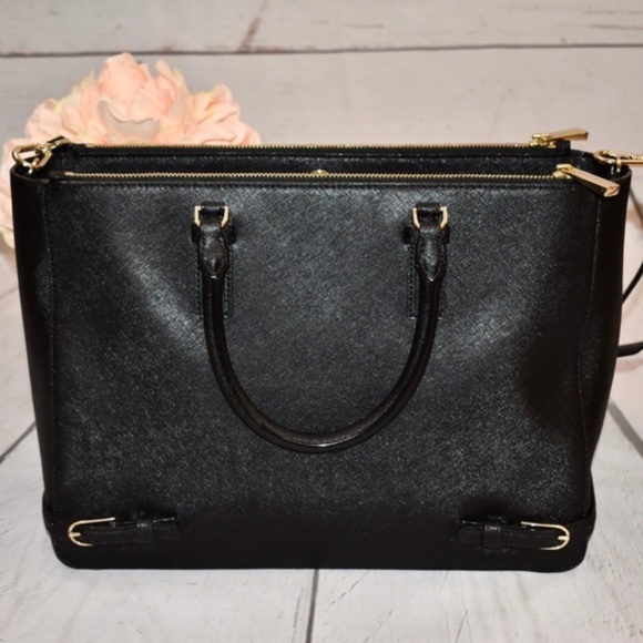 Host Pick💋 Tory Burch Robinson Multi Tote Black - Picture 6 of 8